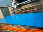Scheidingswand blauw staal 412 X 191 cm, Ophalen of Verzenden