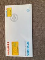 1e dag enveloppe Suriname, Ophalen of Verzenden, Gestempeld