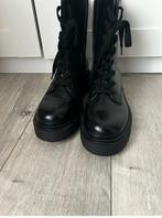 Nieuwe laarzen zwart leer maat 41 zara insp, Kleding | Dames, Schoenen, Ophalen of Verzenden, Zo goed als nieuw, Zwart, Hoge laarzen