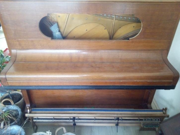 piano's Bechstein af te monteren, Muziek en Instrumenten, Piano's, Gebruikt, Piano, Bruin, Ophalen