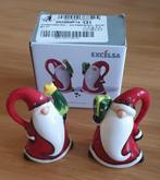 Excelsa kerstman Zout- en peperstel/strooierset, keramiek nw, Ophalen of Verzenden, Nieuw