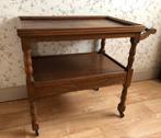 Antieke brocante theetafel met lade B82xD47xH70 cm, Ophalen