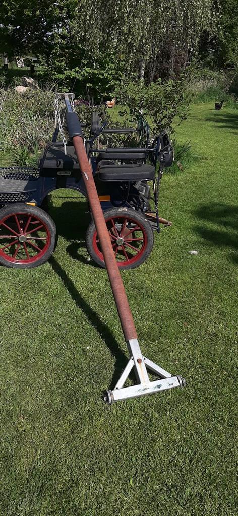 Langboom, Disselboom, 2span, tweespan, lamoen, menwagen, Dieren en Toebehoren, Paarden en Pony's | Overige Paardenspullen, Zo goed als nieuw