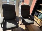 2x draai fauteuil met verstelbare rugleuning, Ophalen, Zo goed als nieuw, Grijs, Twee