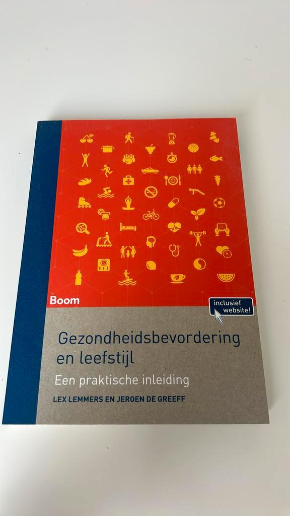 Lex Lemmers - Gezondheidsbevordering en leefstijl, Boeken, Gezondheid, Dieet en Voeding, Zo goed als nieuw, Dieet en Voeding, Ophalen of Verzenden