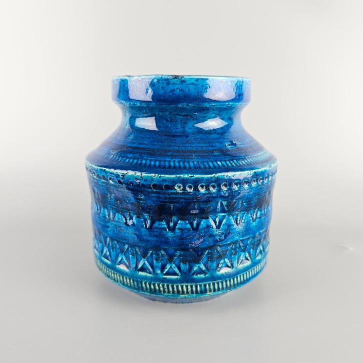 Een prachtige vintage ronde Bitossi vaas Aldo Londi, Antiek en Kunst, Antiek | Vazen, Ophalen of Verzenden