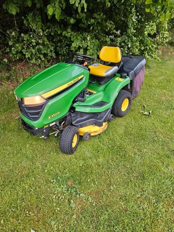 John deere x350R zitmaaier grasmaaier opvanger benzine  beschikbaar voor biedingen