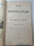 P.R. Bos schoolatlas wereld, originele boek van 1922, Ophalen, Gelezen, 1800 tot 2000, Wereld