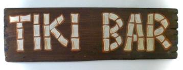 Tiki Bar Bord/hout/Hawai/zomer/beach/strand/surf/mancave beschikbaar voor biedingen