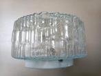 Mooie exclusieve vintage retro plafondlamp, BAUHAUS stijl., Ophalen of Verzenden, Zo goed als nieuw, Glas