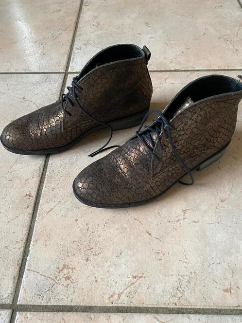 Dames enkellaarzen schoenen, Kleding | Dames, Schoenen, Zo goed als nieuw, Lage of Enkellaarzen, Bruin, Ophalen of Verzenden