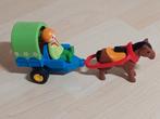 Playmobil 123 Huifkar met Paard, Ophalen of Verzenden, Gebruikt