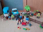 Playmobil auto met paardentrailer, Ophalen of Verzenden, Gebruikt, Complete set