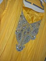 Prachtige Indiase Jurk, Geel, Ophalen of Verzenden, Zo goed als nieuw, Knielengte