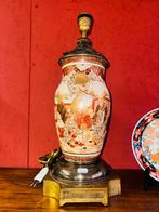 Vintage Chinese tafellamp Satsuma lamp, Huis en Inrichting, Lampen | Tafellampen, Ophalen