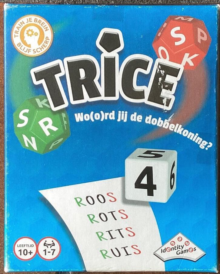 Trice dobbelwoordspel, Hobby en Vrije tijd, Gezelschapsspellen | Kaartspellen, Zo goed als nieuw, Ophalen of Verzenden