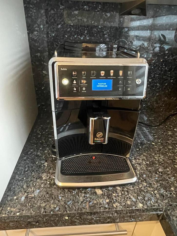 Saeco Xelsis Koffiemachine - Zo goed als nieuw!, Witgoed en Apparatuur, Koffiezetapparaten, Zo goed als nieuw, Koffiebonen, Koffiemachine