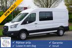 Ford Transit 350L 130PK L3H2 LDT Dubbel Cabine BPM VRIJ! Cli, Auto's, Voorwielaandrijving, Gebruikt, 4 cilinders, Parkeersensor