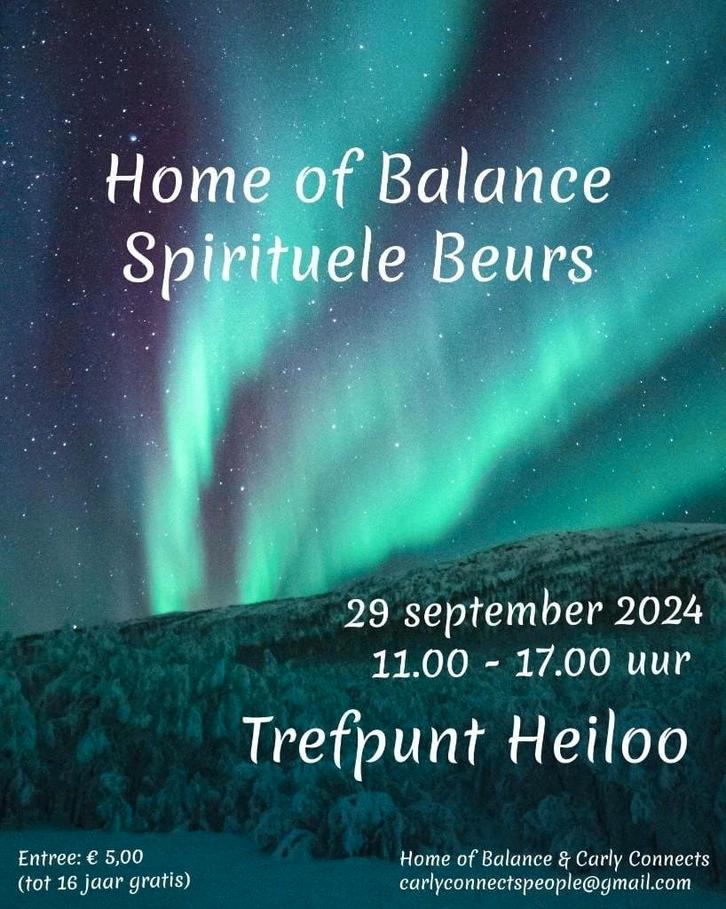 Home of Balance Spirituele Beurs, Tickets en Kaartjes, Overige Tickets en Kaartjes, Drie personen of meer
