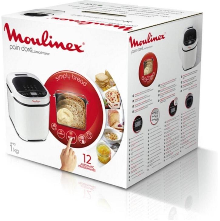 Nieuw! - Broodbakmachine - Moulinex Pain Doré OW210130, Witgoed en Apparatuur, Broodbakmachines, Nieuw, Met timer, 800 tot 1200 gram deeg