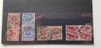 Postzegels Duitsland Duitse Rijk combinaties, Duitse Keizerrijk, Verzenden, Gestempeld