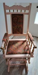 Zeer zeer mooie echte antieke schommelstoel schuif roze goud, Antiek en Kunst, Antiek | Meubels | Stoelen en Banken, Ophalen
