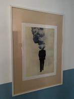 Grote poster Richard Vergez met lijst 103/73cm, Antiek en Kunst, Kunst | Schilderijen | Modern, Ophalen of Verzenden