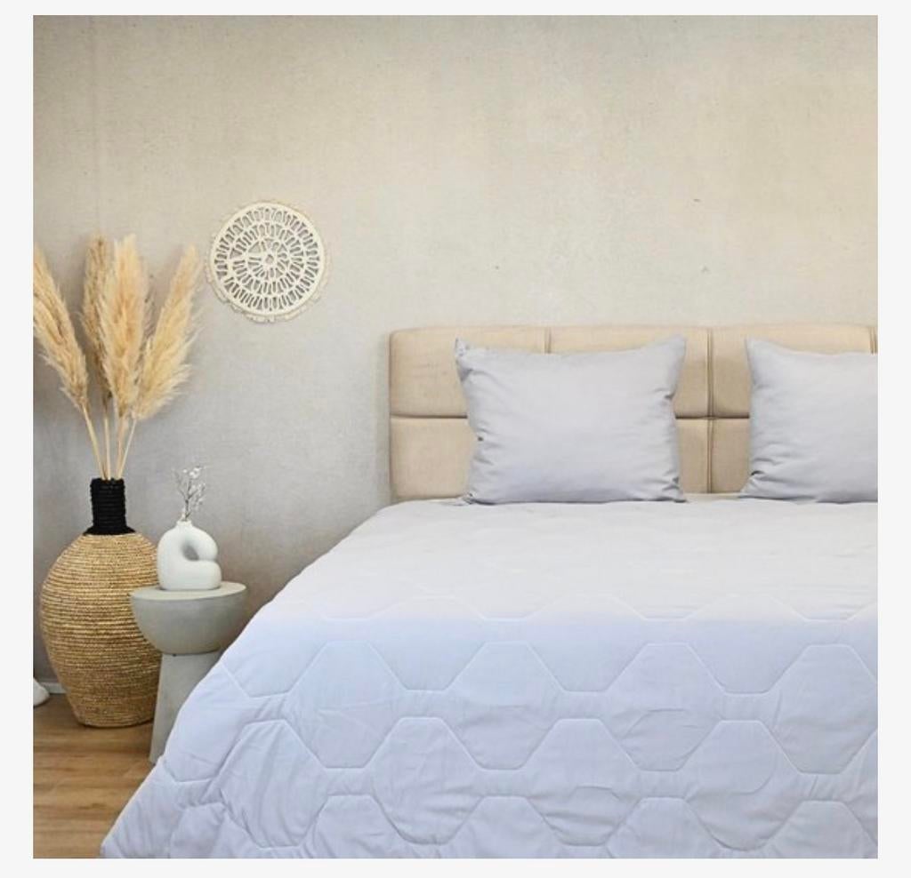 Happy Bed uitwasbaar dekbed Grey 140x200CM, Huis en Inrichting, Slaapkamer | Beddengoed, Eenpersoons, Dekbedovertrek, Nieuw, Ophalen of Verzenden