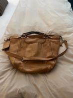 Cowboy bag cognac suède leer, Sieraden, Tassen en Uiterlijk, Tassen | Damestassen, Ophalen of Verzenden, Zo goed als nieuw, Bruin