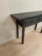 Landelijke Sidetable/Dressoir - Mat Zwart, Huis en Inrichting, Tafels | Sidetables, Gebruikt, 100 tot 150 cm, Ophalen of Verzenden
