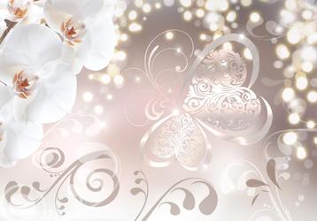 150 Modern Orchidee Vlies Fotobehang 350x250cm in 3 maten beschikbaar voor biedingen