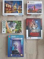 Puzzels 1000 en 1500 stukjes., Hobby en Vrije tijd, Denksport en Puzzels, Ophalen of Verzenden, 500 t/m 1500 stukjes, Zo goed als nieuw