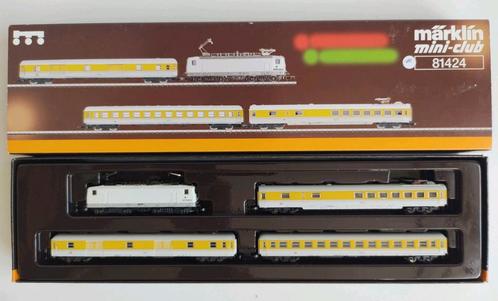 MÄRKLIN Z 81424 miniclub, 4-delige treinset meettrein,NIEUW, Hobby en Vrije tijd, Modeltreinen | Overige schalen, Zo goed als nieuw