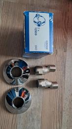 Grohe Koppelingen met Rozetten - Nieuw in Doos, Ophalen of Verzenden, Nieuw, Chroom, Kraan