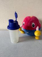 Z.G.A.N. Quickshaker - shaker - schutbeker TUPPERWARE 250 ML, Ophalen of Verzenden, Zo goed als nieuw, Blauw, Beker of Kan