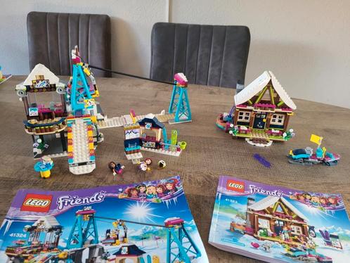 Lego friends 41324 / 41323 skilift en winterchalet, Kinderen en Baby's, Speelgoed | Duplo en Lego, Zo goed als nieuw, Lego, Ophalen