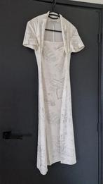 Witte jurk met zilveren opdruk van Tuzzi NIEUW Maat 38, Maat 38/40 (M), Tuzzi, Wit, Nieuw