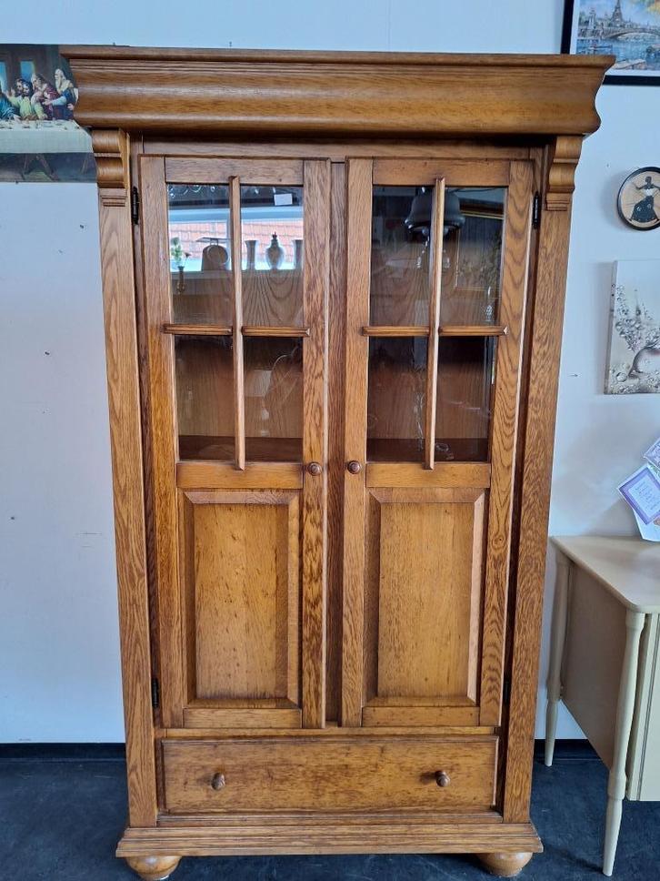 Ruime eiken buffetkast in goede staat, Huis en Inrichting, Kasten | Buffetkasten, Gebruikt, 150 tot 200 cm, 100 tot 150 cm, 50 tot 75 cm