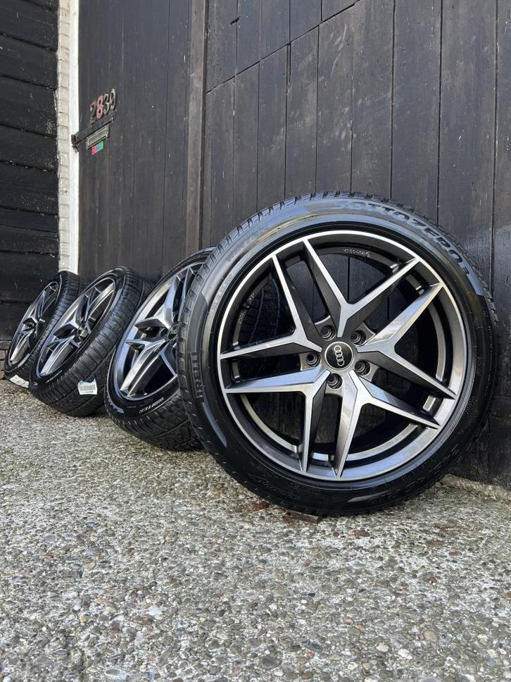 Audi a6 c7 c8 bmw 7 serie g11 g12 5x112 19” winter pirelli, Auto-onderdelen, Banden en Velgen, Banden en Velgen, Winterbanden