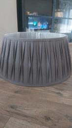 Mooie grote lampenkap, Huis en Inrichting, Ophalen of Verzenden, Zo goed als nieuw, Grijs, Rond