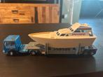Matchbox SuperKings K-129 Mercedes met Spearhead boot, Ophalen of Verzenden, Zo goed als nieuw, Bus of Vrachtwagen, Matchbox