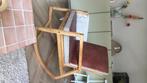 Schommelstoel, Huis en Inrichting, Stoelen, Ophalen, Gebruikt, Wit, Eén