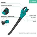 Vonroc Bladblazer 20V | Incl. 2.0AH accu en snellader, Tuin en Terras, Bladblazers, Ophalen of Verzenden, Accu, Handgedragen, Vonroc