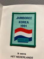 Scouting jamboree korea badge 1991, Verzamelen, Ophalen of Verzenden, Nieuw, Embleem, Speld of Insigne