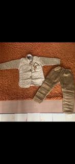 Kinderkleding maat 86 - 92 ecru met goud, Kinderen en Baby's, Kinderkleding | Maat 92, Ophalen of Verzenden, Zo goed als nieuw