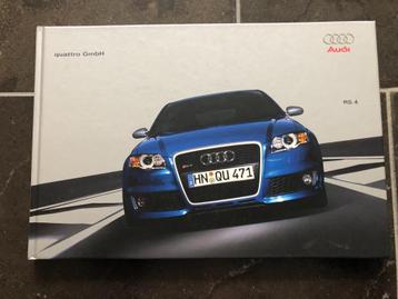 Folder Audi RS4 Duits hardcover beschikbaar voor biedingen