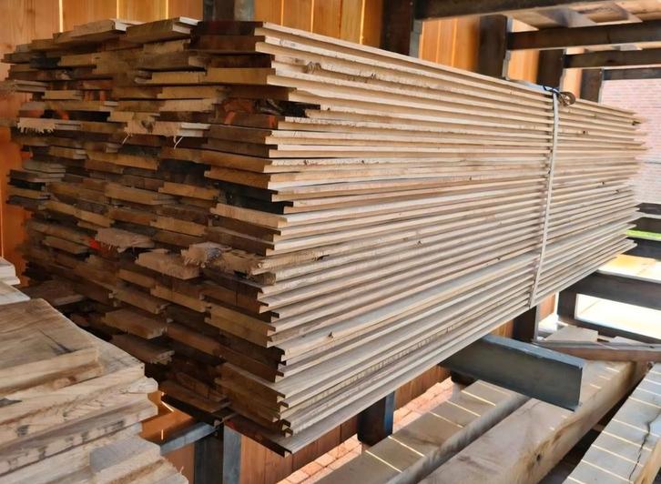 Eiken sponningplanken vellingdelen planken dakbeschot, Doe-het-zelf en Verbouw, Hout en Planken, Nieuw, Plank, Overige houtsoorten