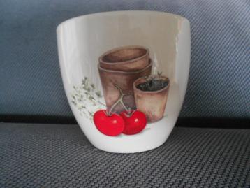 Jet ter Steege sap kom / bekertje bloempot tomaat beschikbaar voor biedingen