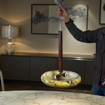 vintage art deco luster / hanglamp beschikbaar voor biedingen