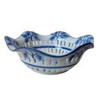 Vintage porseleinen broodmand, midden 20e eeuw, Porselein of Keramiek, Schaal, Ophalen of Verzenden, Zo goed als nieuw